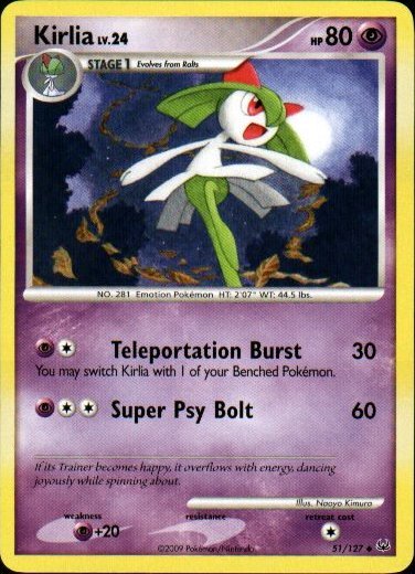 Platinum 51/127- Kirlia