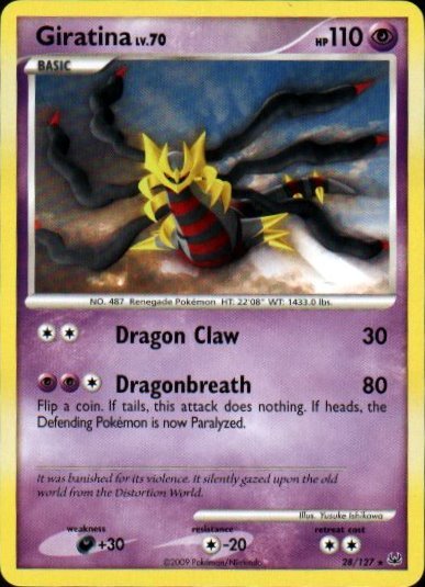 Platinum 28/127- Giratina