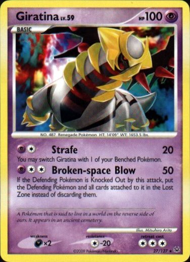Platinum 27/127- Giratina