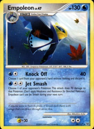 Platinum 26/127- Empoleon