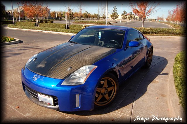 Carbon fiber hood for 2003 nissan 350z #5