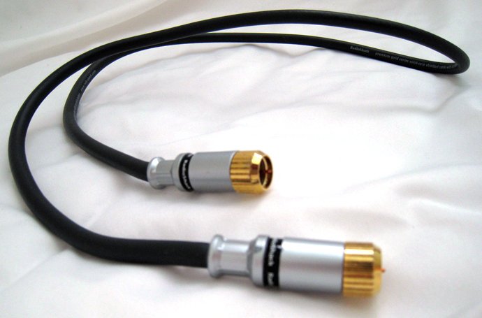 Coax cable for tv from Radioshack.