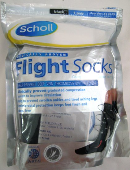 Scholl Flight socks for deep vein, swollen ankles,aching legs