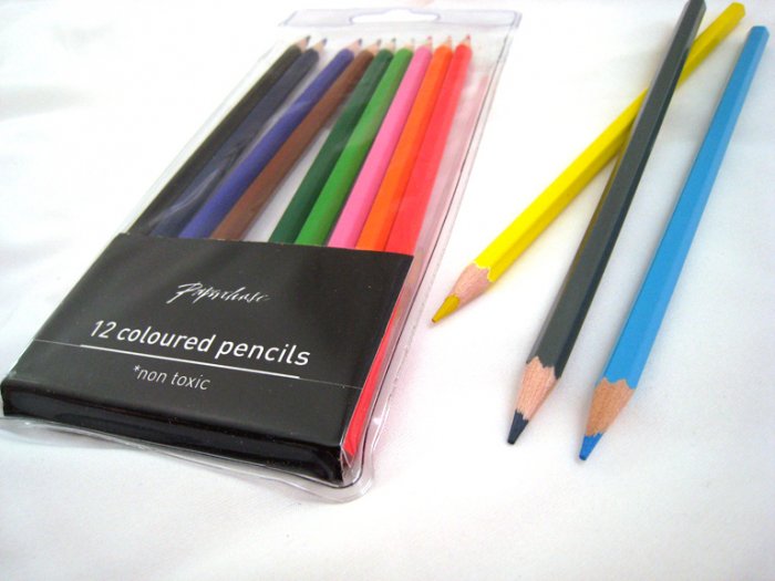Color pencils 12 non-toxic