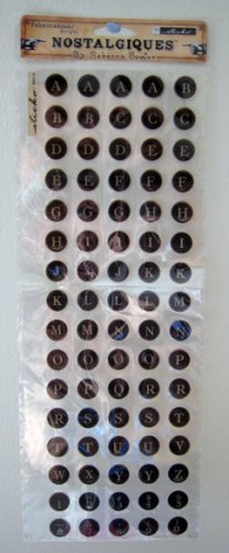 Alphabets , numbers stickers Rebecca Sower Designs