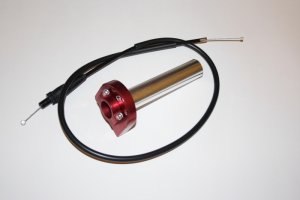 KLX110 Billet Throttle w/ Cable - 1/4 Turn