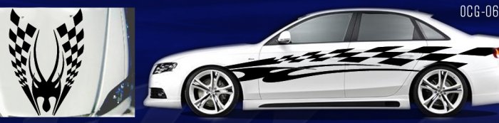 Checkers Car & Truck Graphics. 062