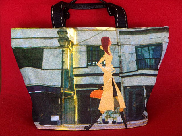 *Shopping Lady* Art Gym/shoulder/beach shopping tote bag