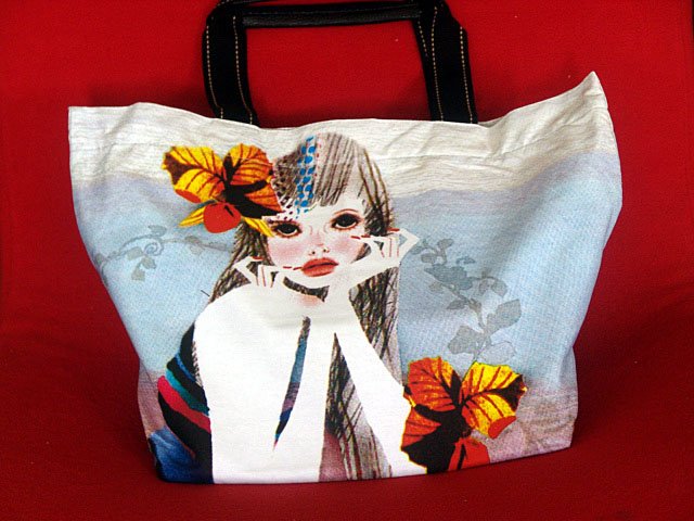 *Sweet Girl* Art Gym/shoulder/beach shopping tote bag