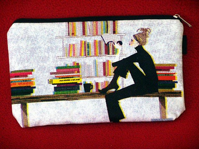 *Thinking lady* Cosmestic/Mobile/Makeup/Ipod Pouch