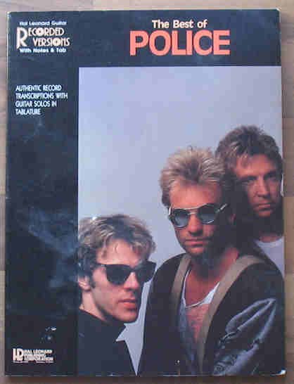 The Best of Police Music Book Sheet Music Guitar 1986