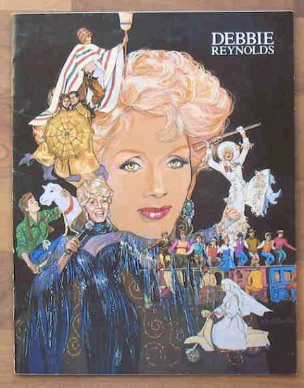 Debbie Reynolds Vegas Star Studio Signed Souvenir Book