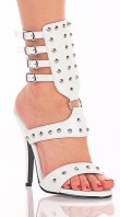 Women's Open Toe Multi Strap Sandals - Shoes with Metal Stud