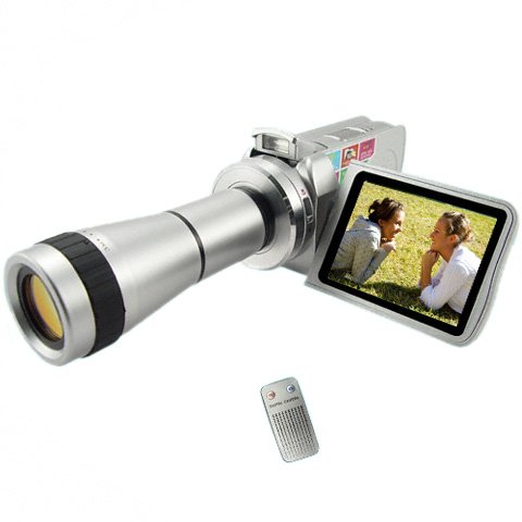Digital Video Camcorder W/ Optical Telescope Zoom Lens