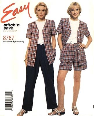 Stitch and Save 8767 Easy Top, Pants, Shorts Sewing Pattern UNCUT Size 8-14