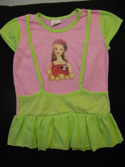 New Girls Dress Jumper Style with Barbie Image