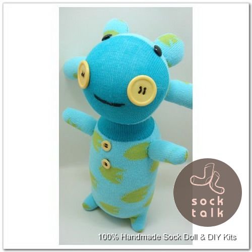 Handmade Sock Monkey Cow Cattle Stuffed Animals Doll