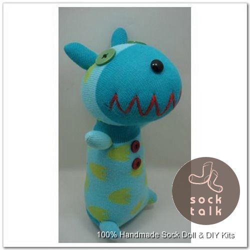 Handmade Sock Monkey Dog Stuffed Animals Doll