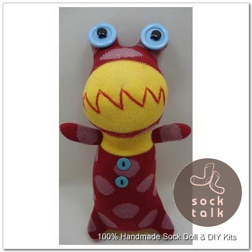 Handmade Sock Monkey Frog Stuffed Animals Doll