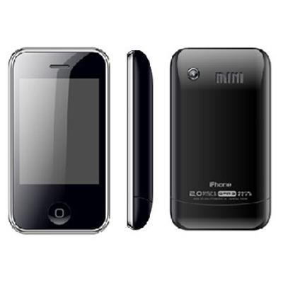 KA08 Touchscreen Mobile Phone Black