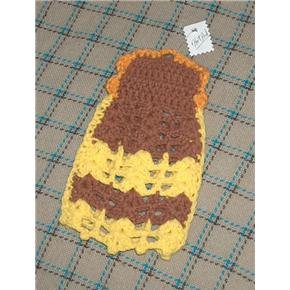 hand crocheted decorative hot pad or DRESS up your dish soap
