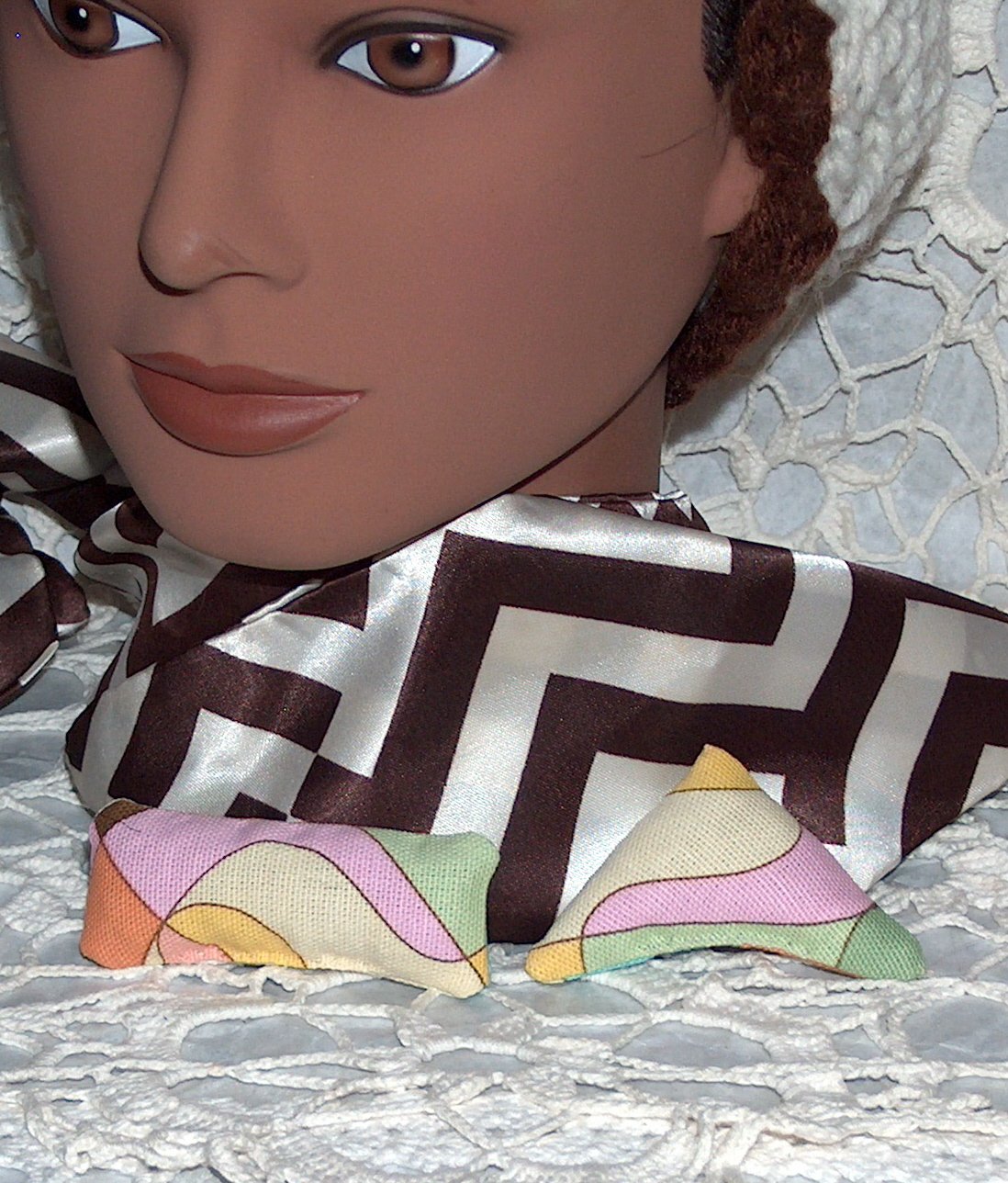 Multi color vintage cotton sachets with lavender inside