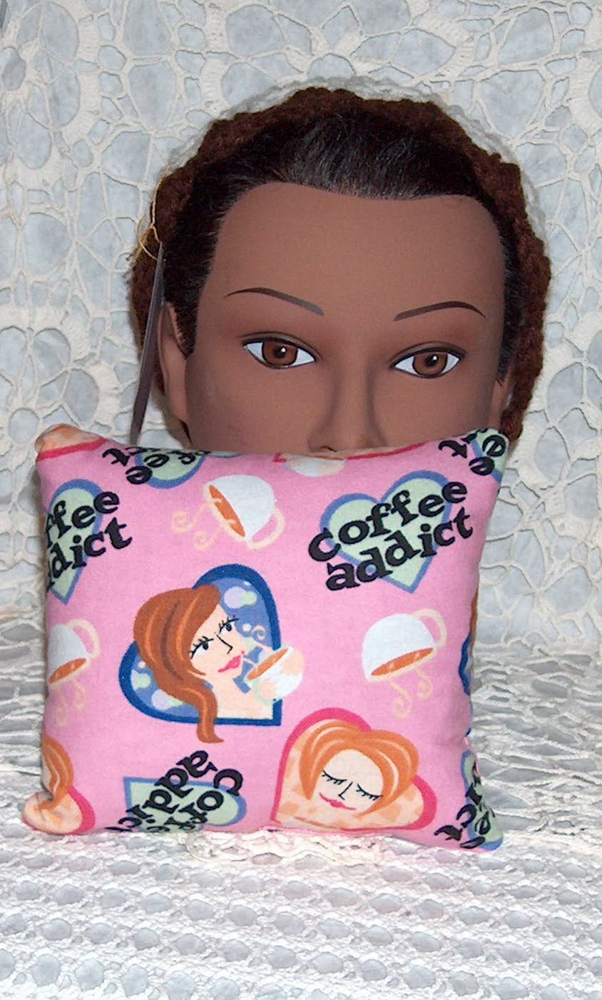 Coffee Addict ! - decorative and scented pillow