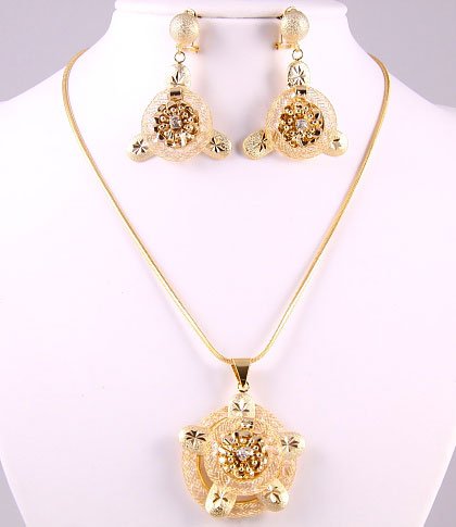 Necklace and Earrings