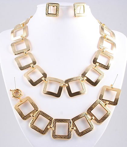 Necklace and Earrings