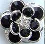 Black Flower Ring