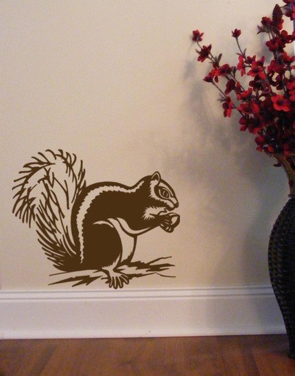 Chipmunk holding an Acorn