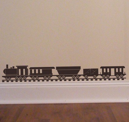Choo Choo Train set - Vinyl Wall Decal