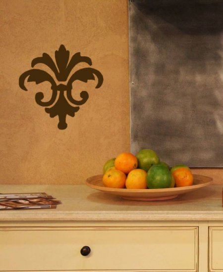 Fleur De Lis Vinyl Wall Decal Sticker Elegant Deco