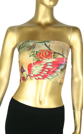 12 Seamless Tatoo tube top