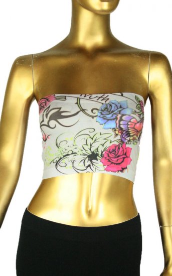 12 Seamless Tatoo tube top