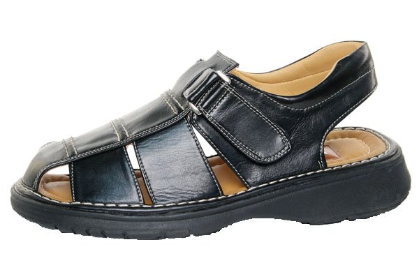 MENS BLACK CLASSY SANDAL(1 CASE=36)