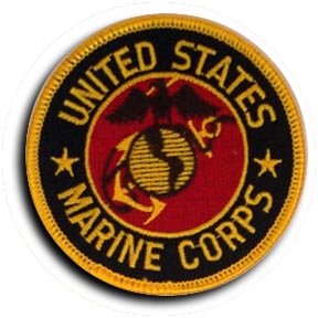 UNITED STATES MARINE CORPS USMC 3" Round Military Patch