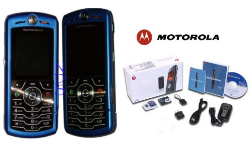 Motorola L7 SLVR Limited Edition - "Metallic Blue" Ultra Slim Cellular Phone (Unlocked)