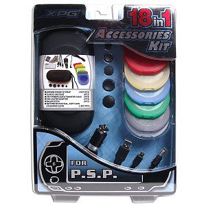 FREE SHIPPING!!! PSP 18 In 1 Accessories Kit PSP
