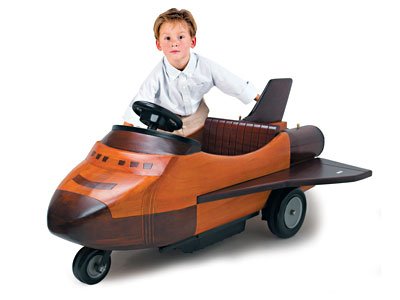 Toy Wooden Shuttle Car by Rietti FREE SHIPPING!!!!!
