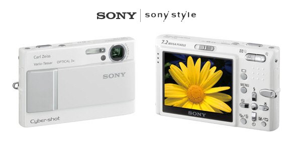 Sony DSC-T10 - "White" 7.2 MegaPixels Digital Camera with 14X Smart Zoom FREE SHIPPING!!!!