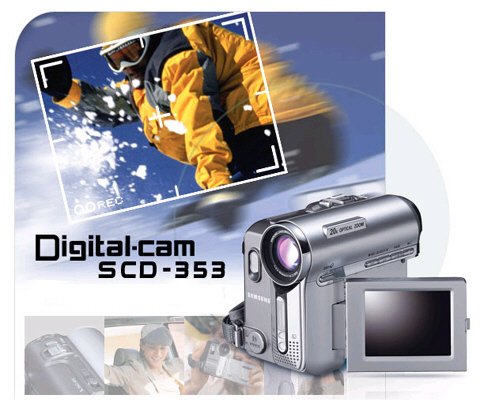 Samsung SCD-353 - Mini DV Camcorder Free Shipping!!!!