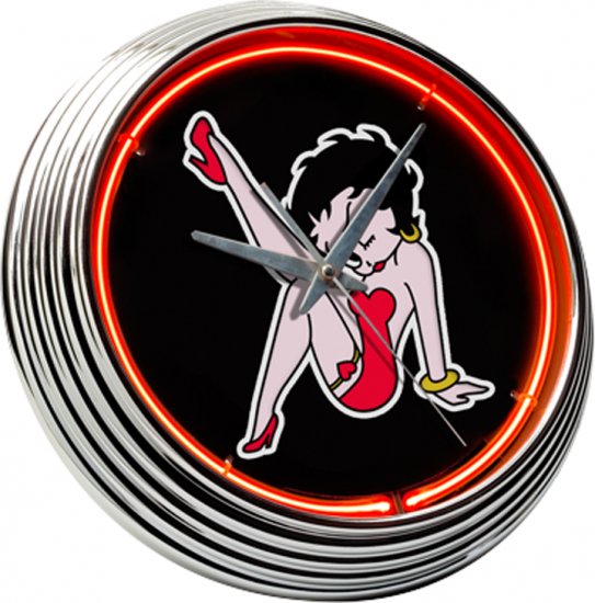 Neon Clock Betty Boop FREE SHIPPING!!!