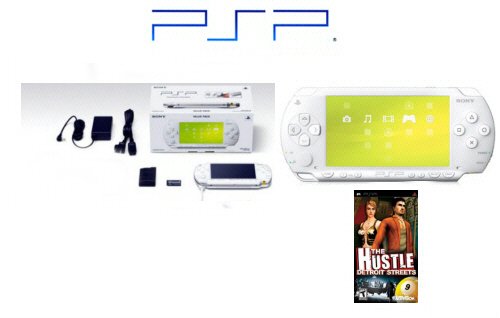 Sony PSP Limited Edition "Ceramic White" Bundle + One "Hot" PSP Game free shipping!!!