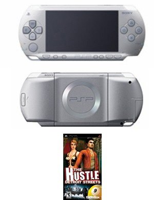 Sony PSP "Limited Edition" Silver "Hustle Bundle" - 1 Hot Game FREE SHIPPING!!!