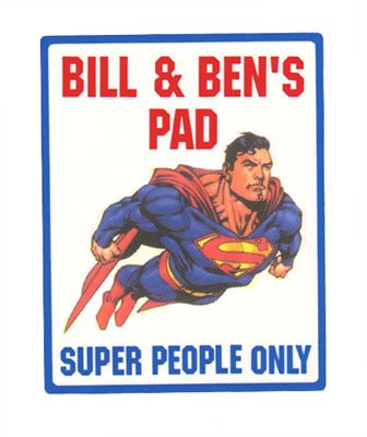 Personalized SUPERMAN Kids Bedroom Door SIGN