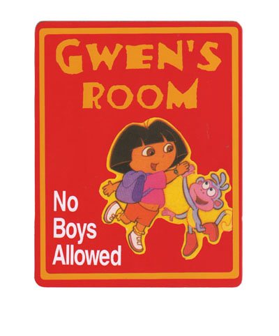 Personaliuzed DORA THE EXPLORER Girls Room Door SIGN