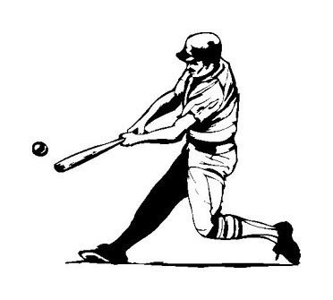 Baseball Player Graphic VINYL STICKER/DECAL