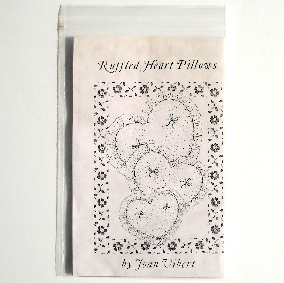 Evening Star Farm Designs Ruffled Heart Pillows Crafts Pattern JV88