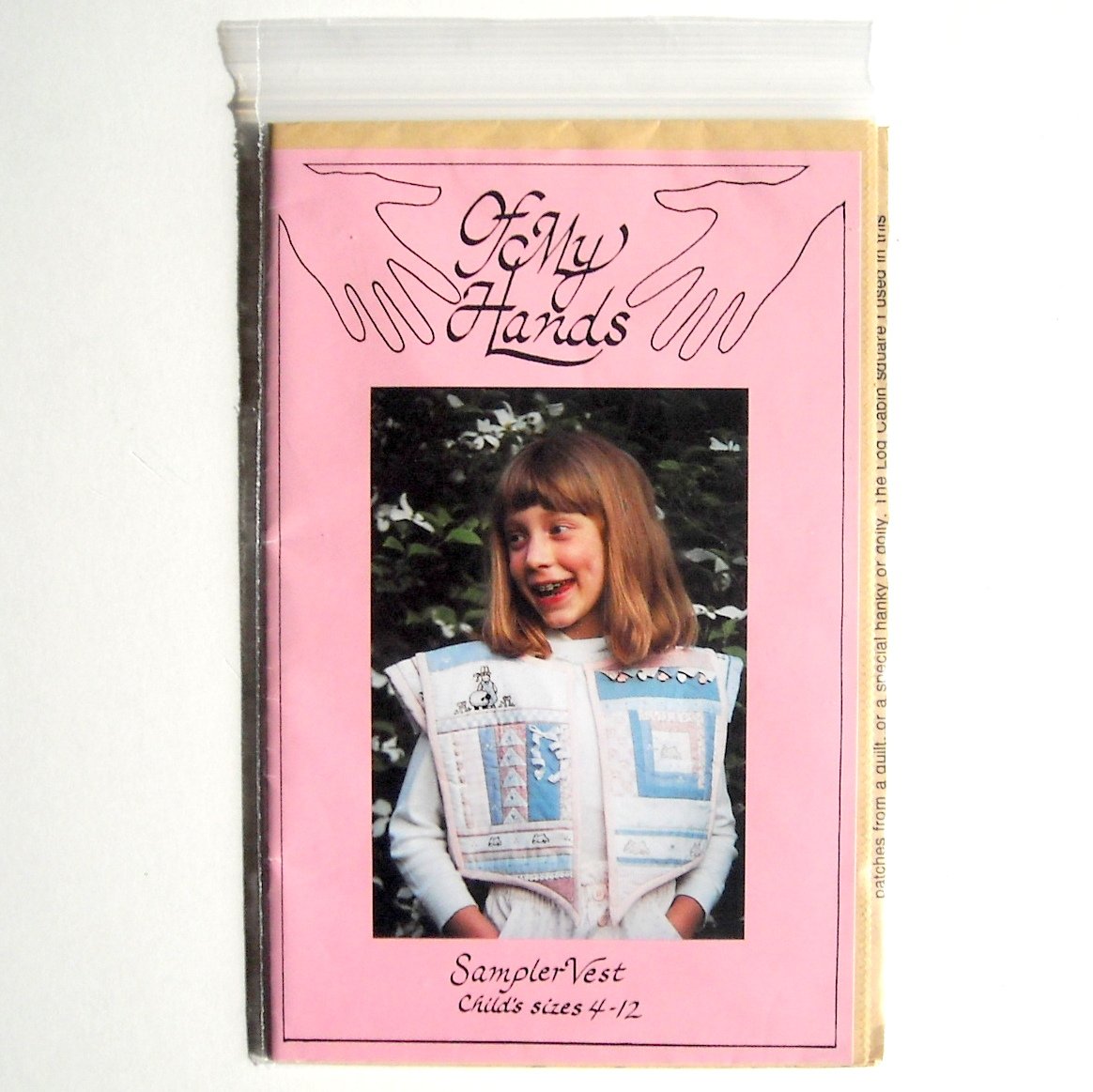 Of My Hands Designs Sampler Vest Crafts Pattern OMH90